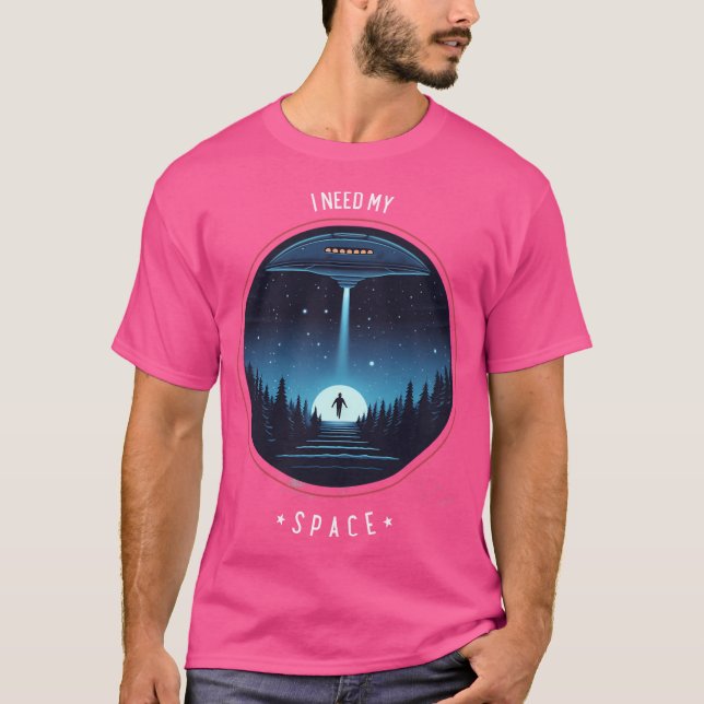 Camiseta Preciso Do Meu Espaço Ufo (Frente)