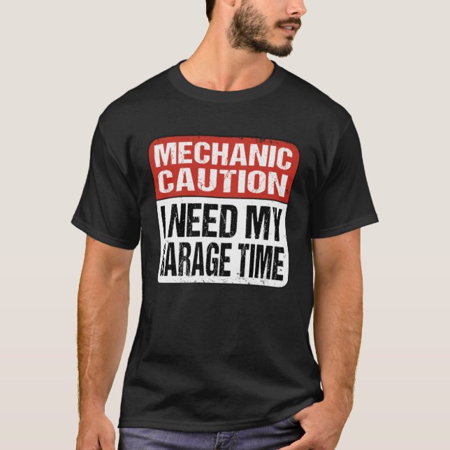 Camiseta Preciso do meu Mecânico de Garagem (Frente)