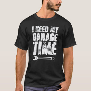 Camiseta Preciso do Meu Tempo na Garagem Mecânico Diesel