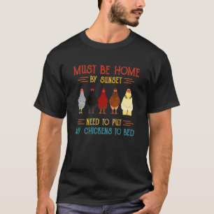 Camiseta Preciso Estar Em Casa Ao Pôr Do Sol Preciso Coloca