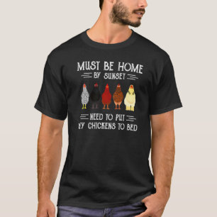 Camiseta Preciso Estar Em Casa Ao Pôr Do Sol Preciso Coloca