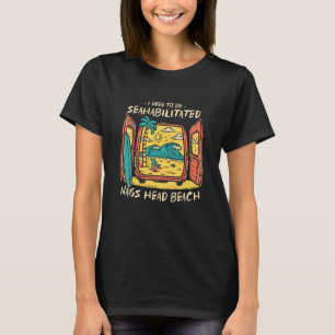 Camiseta Preciso Estar Salgado Nags Head Beach Summer