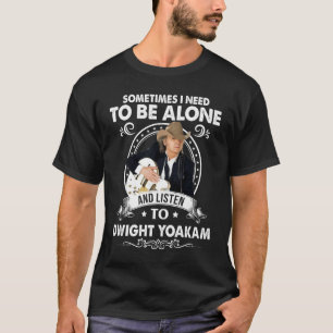 Camiseta Preciso ficar sozinho e ouvir música de Dwight Yoa