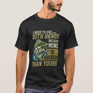 Camiseta Preciso Usar as Duas Mãos Ladrão Engraçado de Pesc