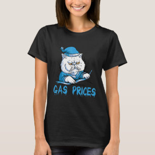 Camiseta Preço do gás Gato Preço do gás irritante Preço do