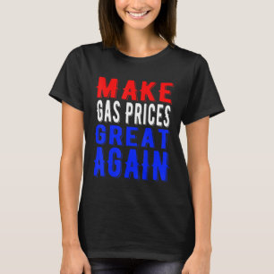 Camiseta Preço do gás sarcástico Preços do gás para homens