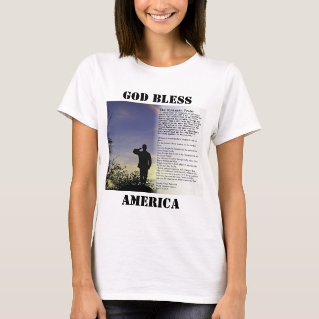 Camiseta Preço Final Militar (Frente)