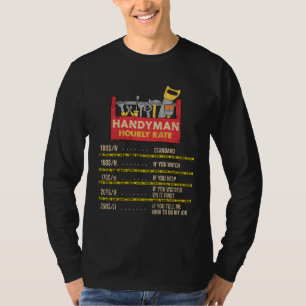 Camiseta Preço por hora de Mão de obra geral Mão de obra ge