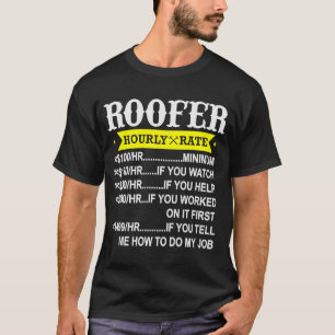 Camiseta Preço por Hora de Telhadista Empreiteiro de Telhad