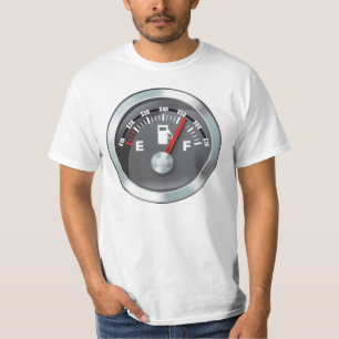 Camiseta Preços de gás - calibre do gás