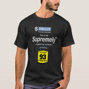 Camiseta Preços Elevados do Gás Sarcasiano Custo da Bomba d