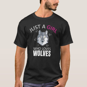 Camiseta Predator Forest Animal Women Apenas Uma Menina Que