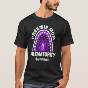 Camiseta Preemie Mamãe Mulher, Pré-maturidade Consciência M