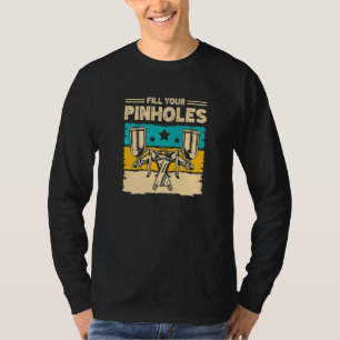 Camiseta Preencha o detalhe automático do pintor de corpo a