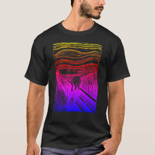Camiseta Preencha o gritar edvard munch T Shirt