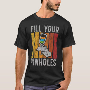 Camiseta Preencha seu carro de perfuração detalhando o pint