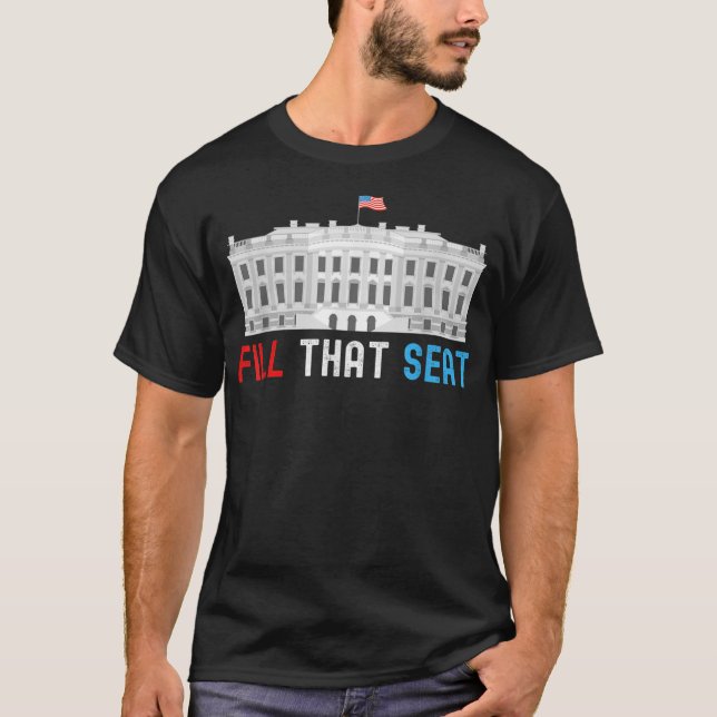 Camiseta Preencher O Lugar Eleitoral Votar Político (Frente)