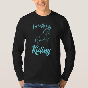 Camiseta Preferencialmente De Cavaleiro Equestrian Horsebac