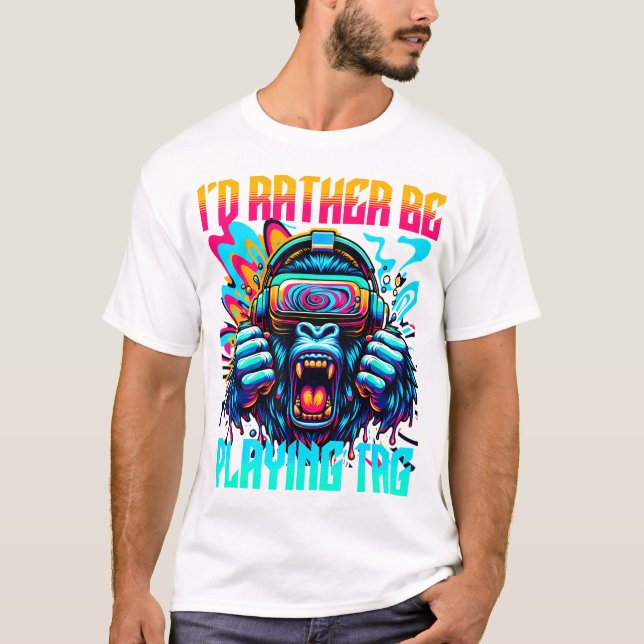 Camiseta PREFERENCIALMENTE de ID que está tocando a etiquet (Frente)