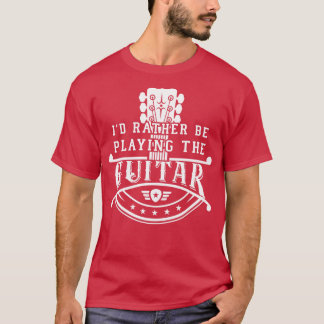 Camiseta PREFERENCIALMENTE de músicos GItarrist tocando pes