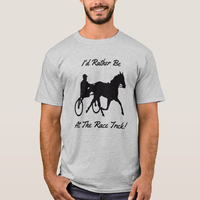 Camiseta Preferencialmente Estaria No Cavalo De Corrida (Frente)