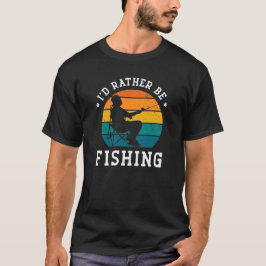 Camiseta preferencialmente estaria pescando, Engraçado Pesc