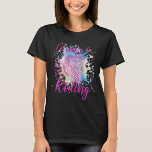 Camiseta Preferencialmente Id Está Andando Cavalos Andando