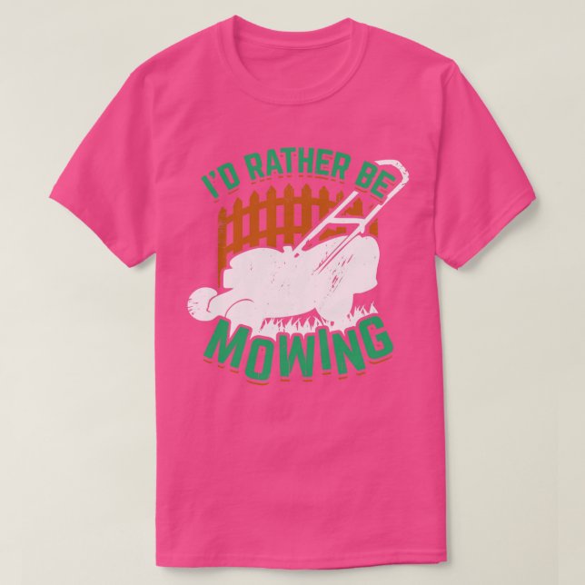 Camiseta Preferencialmente Id Ser Gardener De Cabeça De Rem (Frente do Design)