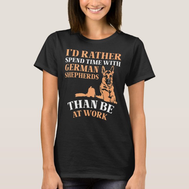 Camiseta Preferencialmente Iu2019d passa tempo com German s (Frente)