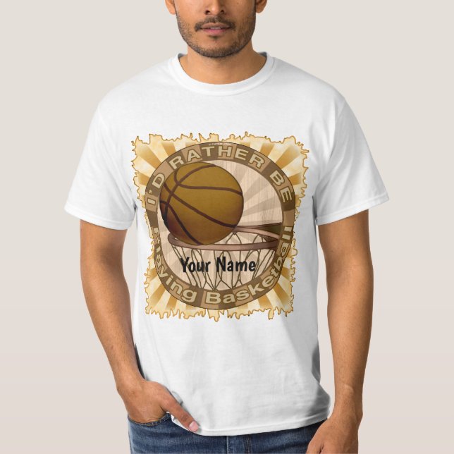 Camiseta Preferencialmente Joga Basquete (Frente)