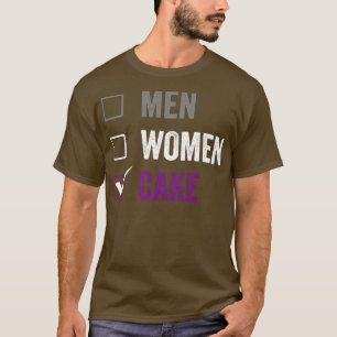Camiseta Preferencialmentes assexuadas comem Bake Ace Orgul
