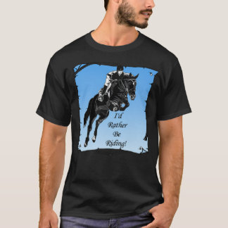 Camiseta Preferencialmentes De Pulso De Cavalo Que Mostram 