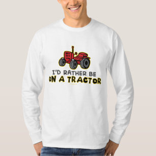 Camiseta Preferencialmentes Em Um Trator