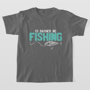 Camiseta Preferencialmentes engraçadas pescando arte de pal