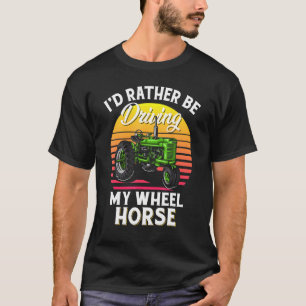 Camiseta Preferencialmentes Id Estão Dirigindo Meu Cavalo D