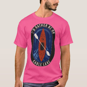 Camiseta Preferencialmentes Id Estarão Caiando No Lago A Ca