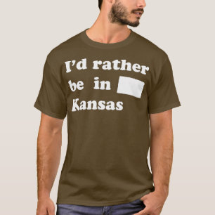 Camiseta Preferencialmentes Id Estarão no Kansas para Kansa