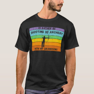 Camiseta Preferencialmentes São Arquivamento 3D Com Avós Vi