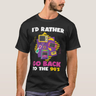 Camiseta Preferencialmentes Voltaria Para A Nostalgia Dos A