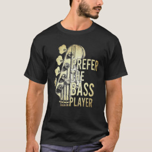 Camiseta Preferir O Contrabaixista Guitar Vintage