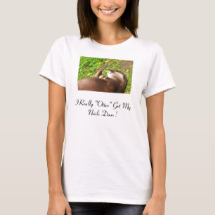 Camiseta prega a Web, I realmente "lontra" obtêm minhas