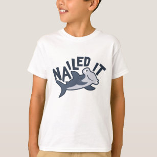 Camiseta Pregado o amante do tubarão da vida marinha do