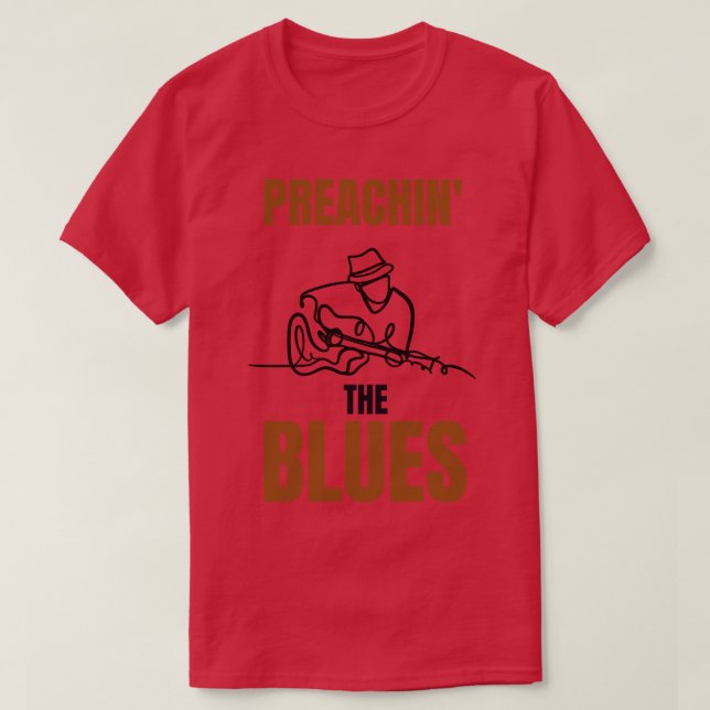Camiseta Pregando os Blues (Frente do Design)