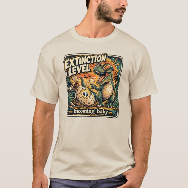 Camiseta Pregnancy Announcement Funny Dad Baby Reveal (Frente)