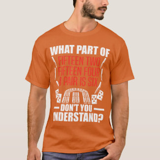 Camiseta Pregos do Tabuleiro de Cribbage Amante de Cribbage