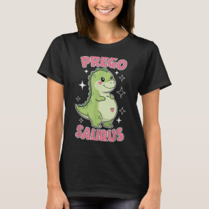 Camiseta Pregossauro Mamães Retro Cuta Dinossauro Gravidez