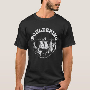 Camiseta Preguiça Bouldering Engraçado Escalada Alpinista B