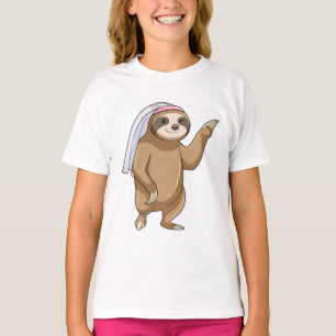 Camiseta Preguiça como Noiva com Véu