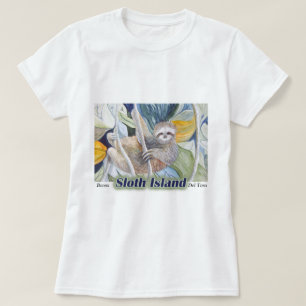 Camiseta Preguiça da floresta húmida no t-shirt Panamá d