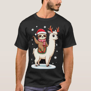 Camiseta Preguiça de Alpaca Natal (3)